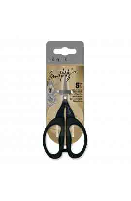 Tim Holtz Forbici 5" , micro lama seghettata - Non-Stick 