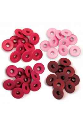 Wide Eyelet - Red