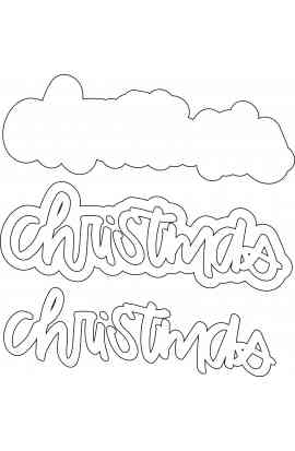 File Da Taglio - Christmas Handwriting