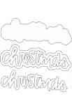 File Da Taglio - Christmas Handwriting