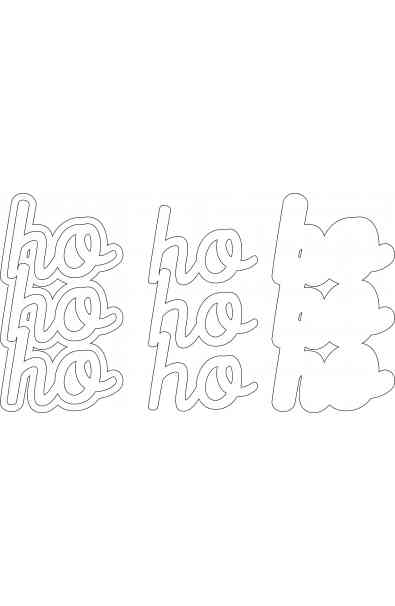 File Da Taglio - Ho Ho Ho