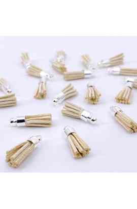 MINI TASSEL TAUPE