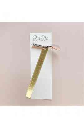 Righello in metallo ORO