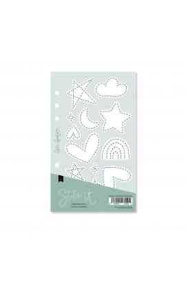 Stitch It - Template per cuciture ESTRELLAS Y CORAZONES