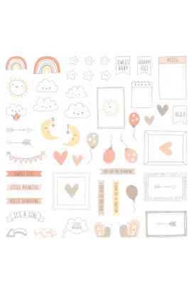New Baby Girl - DieCut
