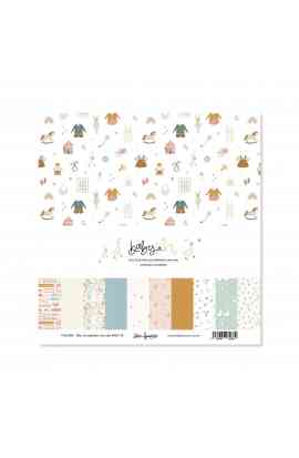 BABY M - Pad 12x12" 36 carte, monofacciali