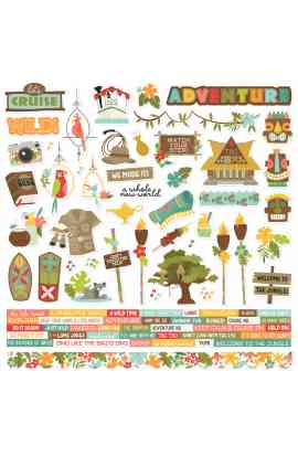 Say Cheese Adventure at the Park - Stickers 12x12"