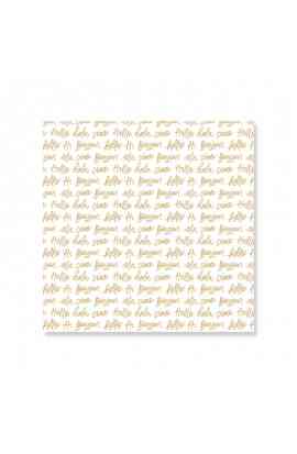 Hello - Vellum con foil