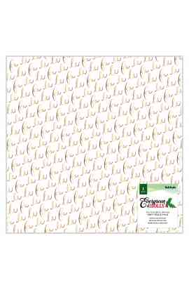 Evergreen & Holly - Specialty Paper 12x12"