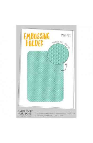 Mini Pois - embossing folder