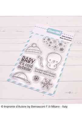 Baby Snowman - timbro clear