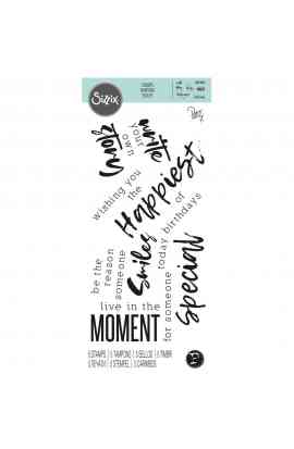 Sizzix - Timbro Clear Sunnyside Sentiments #3