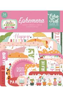 Birthday Wish Girl - Ephemera