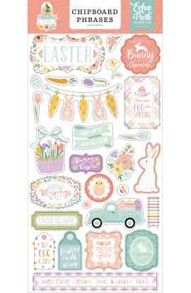 It's Easter Time - Chipboard Phrases