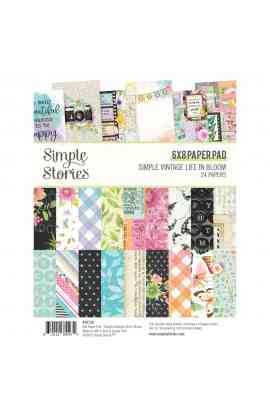 Simple Vintage Life in Bloom - Pad 6x8"