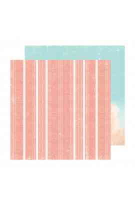 Set Sail - Canvas Stripes Peach