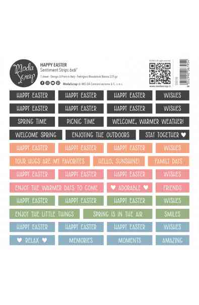 Sentiment Strips - Happy Easter