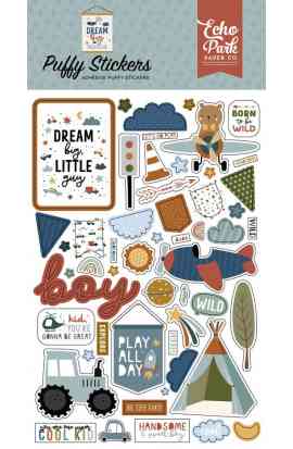 Dream Big Little Boy - Puffy Stickers