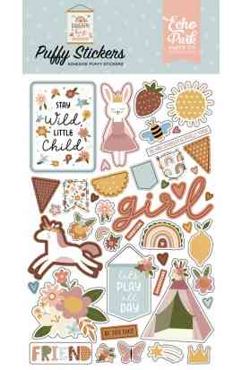 Dream Big Little Girl - Puffy Stickers