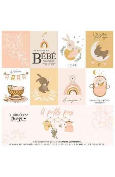 A petits pas - Kit 6 carte GIRL