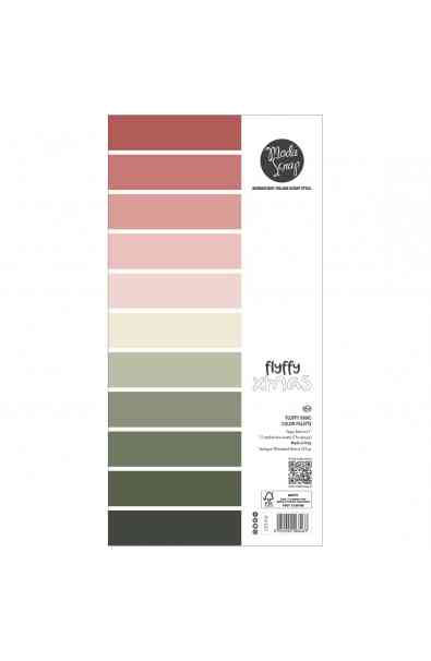 Fluffy Christmas - Color Palette 6x12"