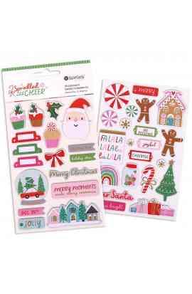 Sprinkled with Cheer - Chipboard Embellishments