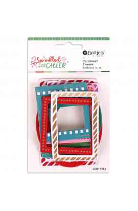 Sprinkled with Cheer - Chipboard Frames