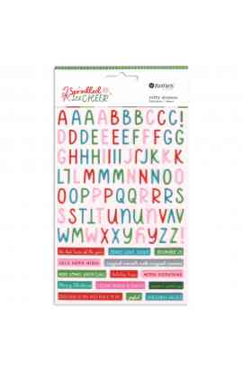 Sprinkled with Cheer - Puffy Alphabet & Phrases