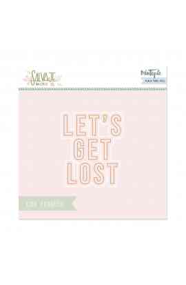 Salvaje - Piatto per Hot Foil Let's get lost