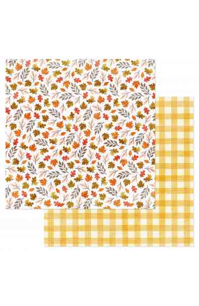 Farmstead Harvest - Carta 12x12"  Colorful Leaves