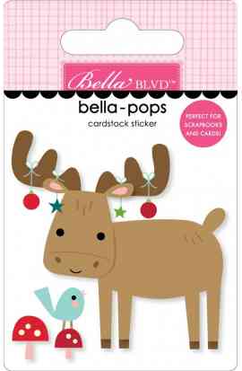 Merry Little Christmas - Bella Pops Merry Cristmoose
