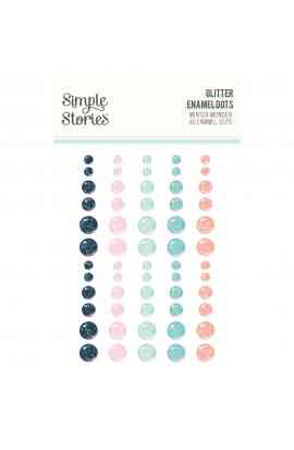 Winter Wonder - Glitter Enamel Dots