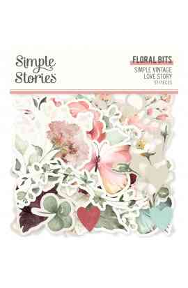 Simple Vintage Love Story - Floral Bits & Pieces