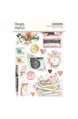 Simple Vintage Love Story - Sticker Book