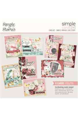 Simple Vintage Love Story - Simple Cards Card Kit 