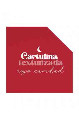 Cartoncino Texture 216gr - Christmas Red