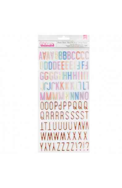 Rainbow Avenue - Alpha Rose Gold Foil