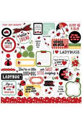 Little Ladybug - Stickers 12x12"