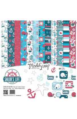 Sailor's Life - Kit Carte 12x12"
