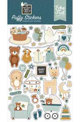 Special Delivery Baby Boy - Puffy Stickers