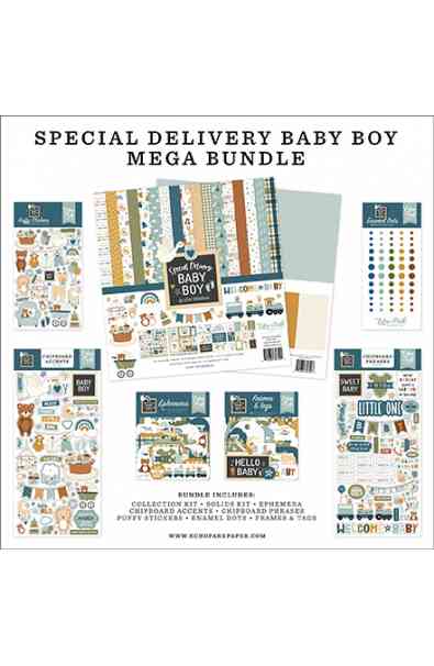 Special Delivery Baby Boy - Mega Bundle