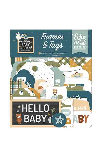 Special Delivery Baby Boy - Frames & Tags
