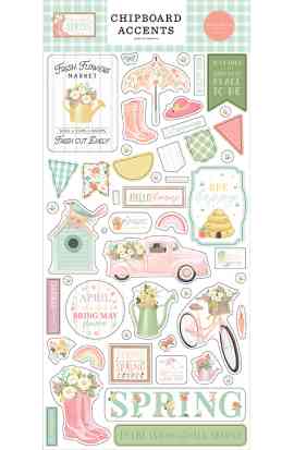 Here Comes Spring - Chipboard Accents