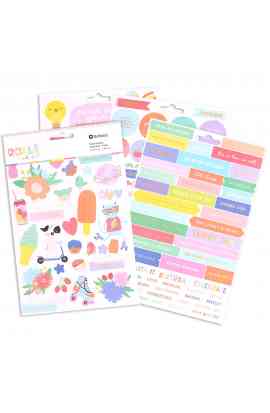 Roll With It - Cardstock Stickers 4 sheets
