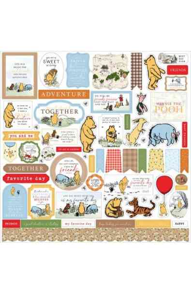 Winnie The Pooh - Stickers 12x12"