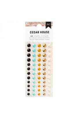 Cedar House - Enamel Stickers