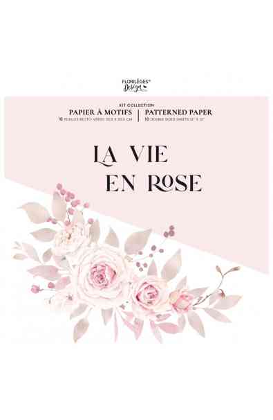 La Vie en Rose - Kit 10 Carte