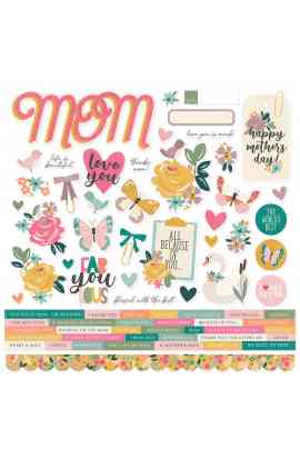 Mother's Day - Stickers 12x12"