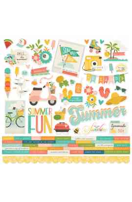 Summer Snapshots - Stickers 12x12"