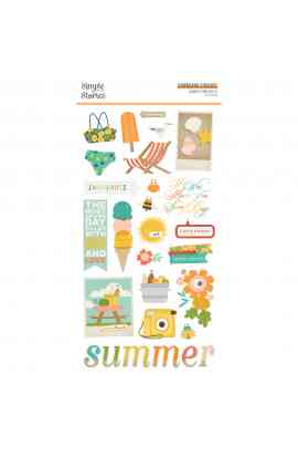 Summer Snapshots - Chipboard 6x12"